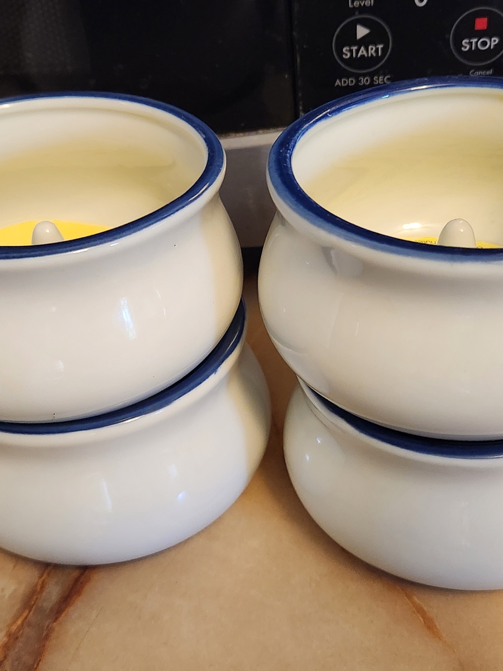 Vintage Ceramic Baked Apple Dishes - Set Of 4